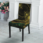 Steampunk Fractal Print Dining Chair Slipcover