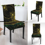 Steampunk Fractal Print Dining Chair Slipcover
