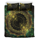 Steampunk Fractal Print Duvet Cover Bedding Set