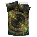 Steampunk Fractal Print Duvet Cover Bedding Set