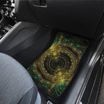 Steampunk Fractal Print Front Car Floor Mats