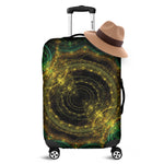 Steampunk Fractal Print Luggage Cover