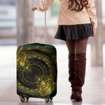 Steampunk Fractal Print Luggage Cover