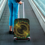 Steampunk Fractal Print Luggage Cover