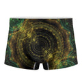 Steampunk Fractal Print Men's Boxer Briefs