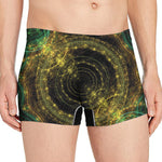 Steampunk Fractal Print Men's Boxer Briefs