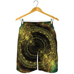 Steampunk Fractal Print Men's Shorts