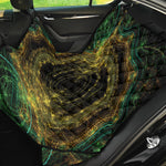 Steampunk Fractal Print Pet Car Back Seat Cover