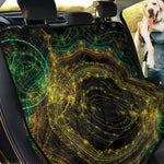 Steampunk Fractal Print Pet Car Back Seat Cover