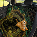 Steampunk Fractal Print Pet Car Back Seat Cover