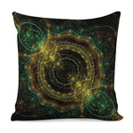 Steampunk Fractal Print Pillow Cover