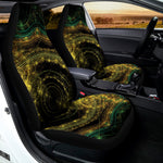 Steampunk Fractal Print Universal Fit Car Seat Covers