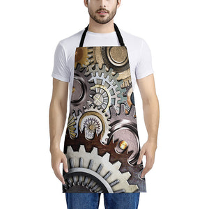 Steampunk Gears And Cogs Print Apron