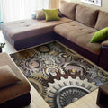 Steampunk Gears And Cogs Print Floor Mat