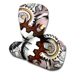 Steampunk Gears And Cogs Print Boxing Gloves