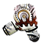Steampunk Gears And Cogs Print Boxing Gloves