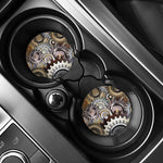 Steampunk Gears And Cogs Print Car Coasters