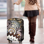 Steampunk Gears And Cogs Print Luggage Cover