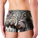 Steampunk Gears And Cogs Print Men's Boxer Briefs