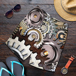 Steampunk Gears And Cogs Print Men's Shorts