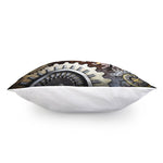 Steampunk Gears And Cogs Print Pillow Cover