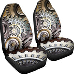Steampunk Gears And Cogs Print Universal Fit Car Seat Covers