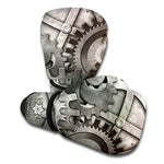 Steampunk Metal Gears Print Boxing Gloves