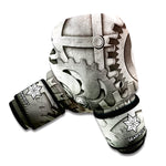 Steampunk Metal Gears Print Boxing Gloves
