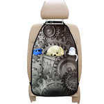 Steampunk Metal Gears Print Car Seat Organizers