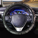 Steampunk Metal Gears Print Car Steering Wheel Cover