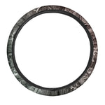 Steampunk Metal Gears Print Car Steering Wheel Cover