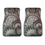Steampunk Metal Gears Print Front Car Floor Mats