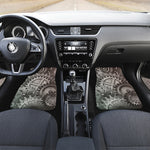 Steampunk Metal Gears Print Front Car Floor Mats
