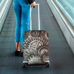 Steampunk Metal Gears Print Luggage Cover