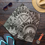 Steampunk Metal Gears Print Men's Shorts