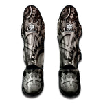 Steampunk Metal Gears Print Muay Thai Shin Guard