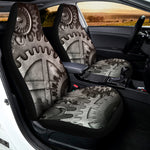 Steampunk Metal Gears Print Universal Fit Car Seat Covers