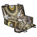 Steampunk Metallic Gears Print Pet Car Back Seat Cover
