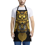 Steampunk Owl Print Apron