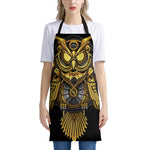 Steampunk Owl Print Apron