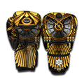 Steampunk Owl Print Boxing Gloves