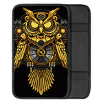 Steampunk Owl Print Car Center Console Cover