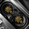 Steampunk Owl Print Car Coasters