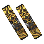 Steampunk Owl Print Car Seat Belt Covers