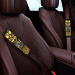 Steampunk Owl Print Car Seat Belt Covers