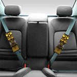 Steampunk Owl Print Car Seat Belt Covers