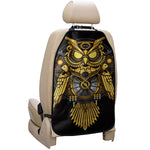 Steampunk Owl Print Car Seat Organizers
