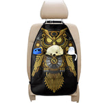 Steampunk Owl Print Car Seat Organizers