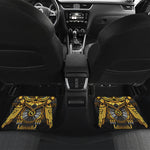 Steampunk Owl Print Front and Back Car Floor Mats
