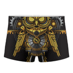 Steampunk Owl Print Men's Boxer Briefs